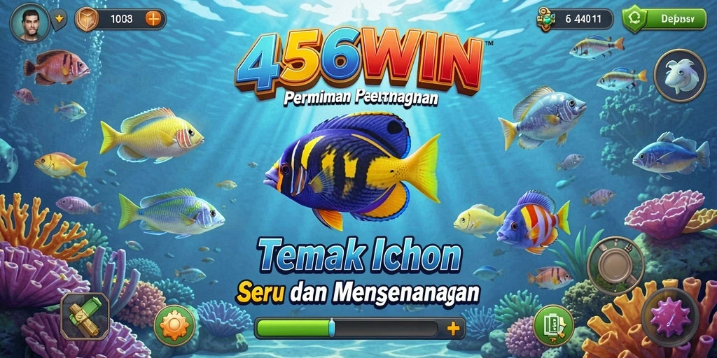 Tampilan gameplay seru di 456WIN saat menembak ikan.
