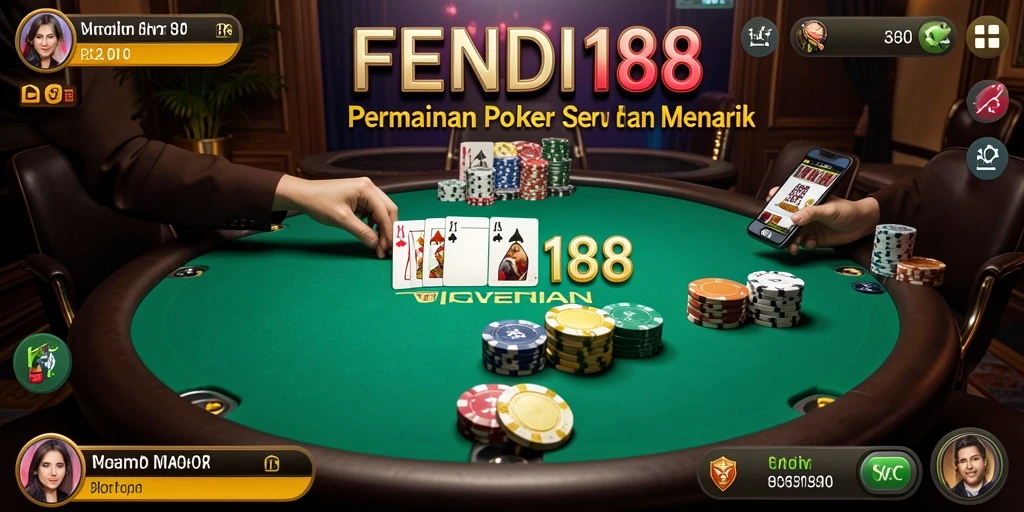 Tampilan gameplay Poker yang menarik di FENDI188.