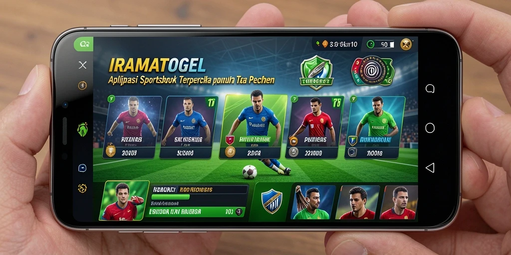 Tampilan menarik dari antarmuka taruhan IRAMATOGEL.