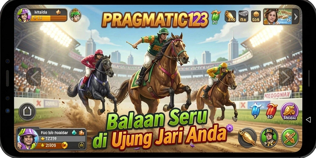 Tampilan menarik dari gameplay balapan di PRAGMATIC123.