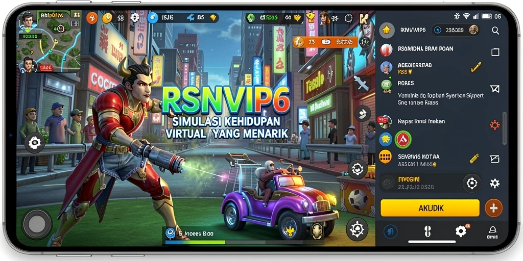 Gameplay RSNVIP6 yang menarik dan interaktif di dunia simulasi.