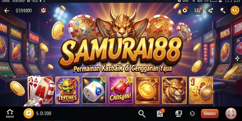 Screenshot gameplay <strong>SAMURAI88</strong> yang menunjukkan keseruan permainan kasino.