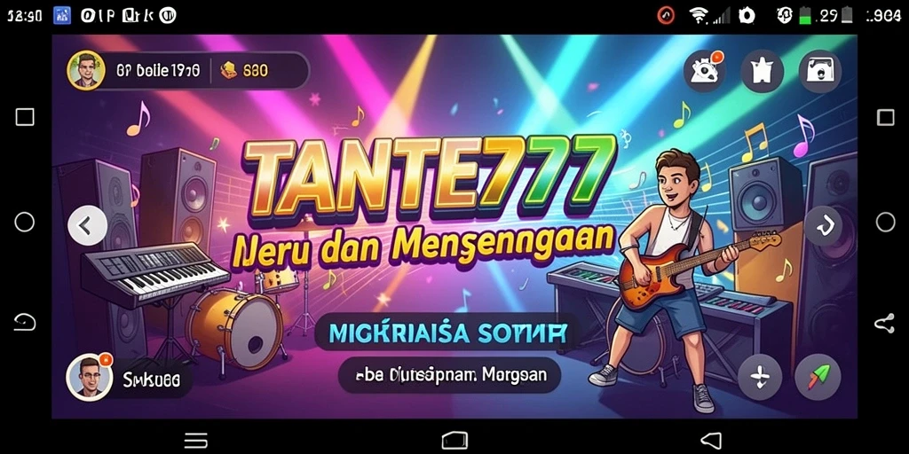 Tampilan gameplay yang seru dalam game TANTE777.